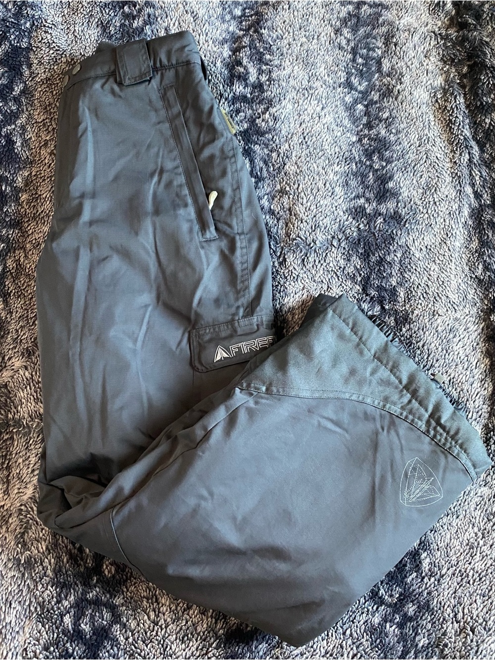 Firefly Boys Youth Large Grey Performance Series Softshell Snow Pants